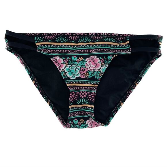 Xhilaration Women's Floral Tassel Boho Two Piece Bikini Size Small S - Picture 7 of 10